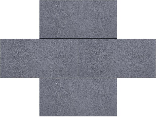 Granulati 30x60x6cm grigio scuro donkergrijs
