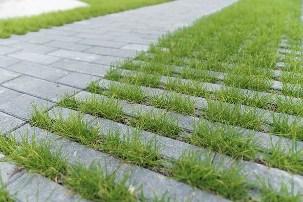 Aqua Bricks waterpasserend 10x30x8cm zwart 40% open sfeer 2