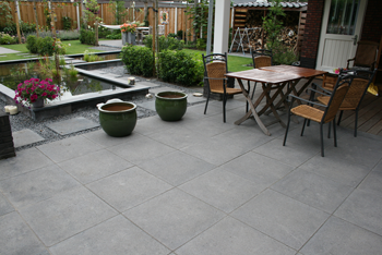 Oudhollandse tegel 60x60x5 cm Antraciet sfeer - Paviment