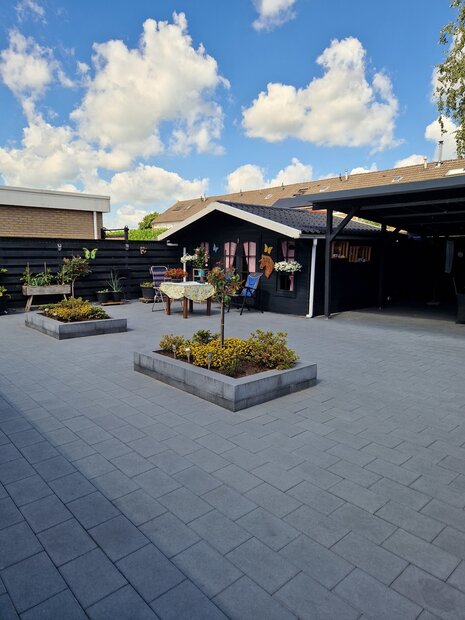 H2O comfort square 20x30x6 cm black sfeer