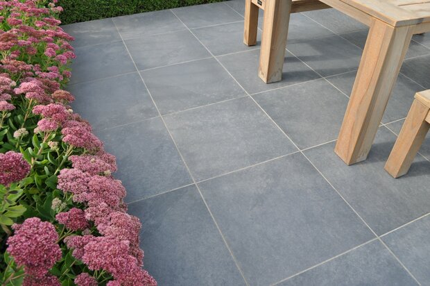 Ceramaxx 60x60x3 cm durban slate black berry rectified sfeer