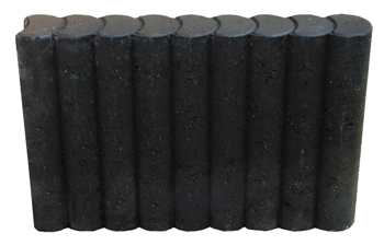 Rondoband &Oslash;8x50x50 cm Antraciet - paviment.nl