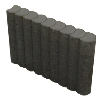 Rondoband &Oslash;8x35x50 cm Antraciet - paviment.nl