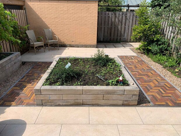 Cera3line Lux &amp; Dutch 45x90x3cm Pietra Serena cream sfeer