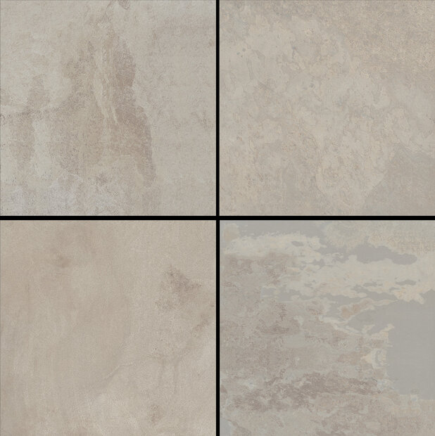 Cera3line Lux &amp; Dutch 90x90x3cm Peacock Sand