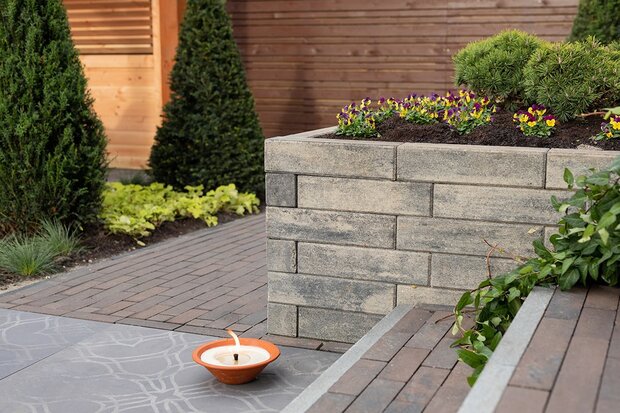 Decor Block 40x10x10cm grijs/zwart sfeer