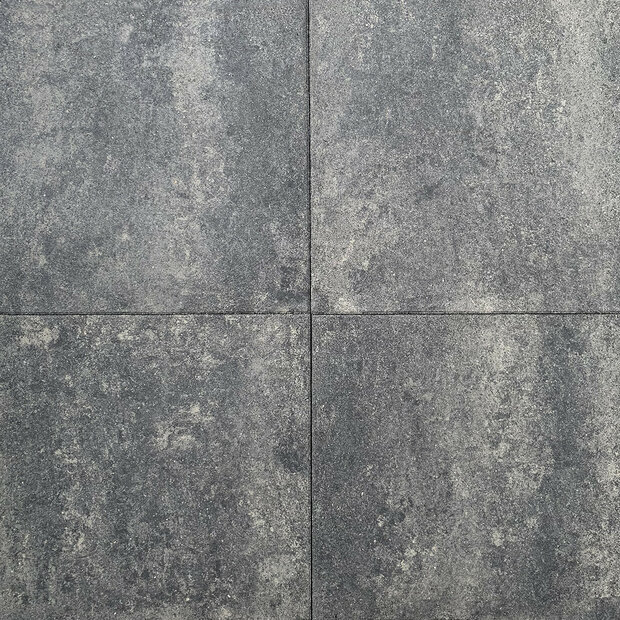 Budget terrastegel  60x60x4 cm Grijs-Antraciet 4tal