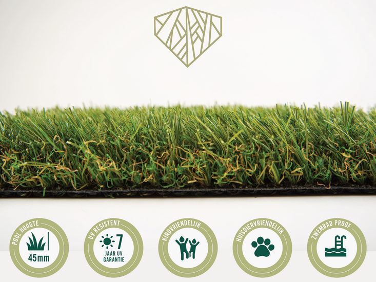 Gras van de Buren  Rose 200 cm sfeer l Paviment.nl