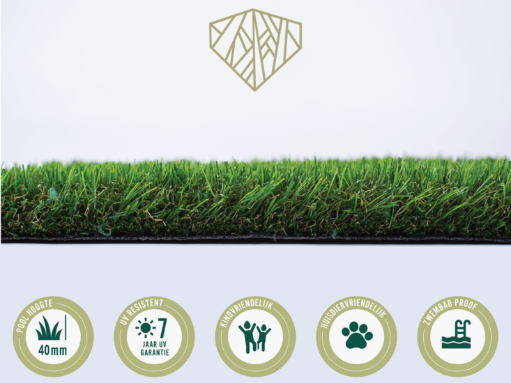 Gras van de Buren  Mirabel 400 cm sfeer l Paviment.nl