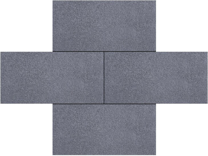 Granulati 30x60x6cm grigio scuro donkergrijs