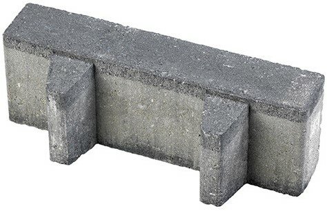 Aqua Bricks waterpasserend 10x30x8cm zwart 40% open
