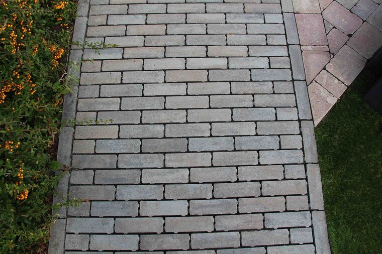 Eco bricks waterpasserend 7x21x8cm maeslant bruin/zwart sfeer