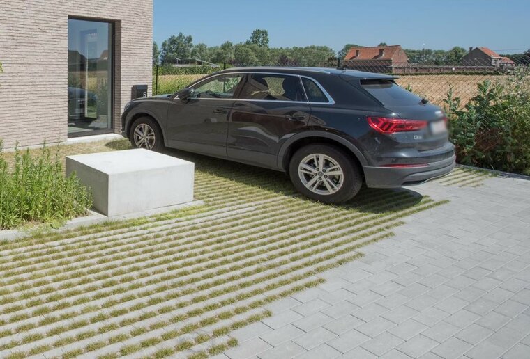 Aqua Bricks waterpasserend 10x30x8cm zwart 22% open sfeer 2