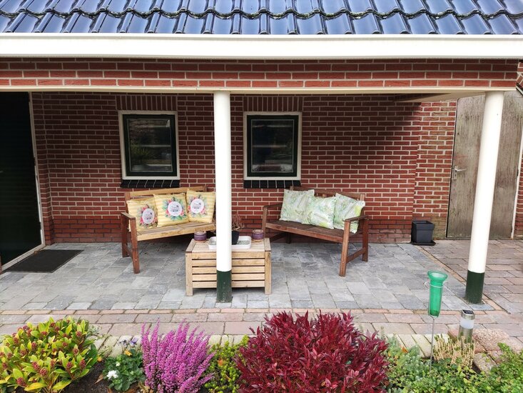 Trommel 20x30x6 cm grijs/zwart sfeer