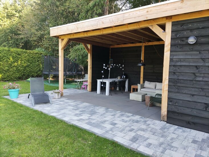 H2O comfort square 20x30x6 cm nero/grey sfeer