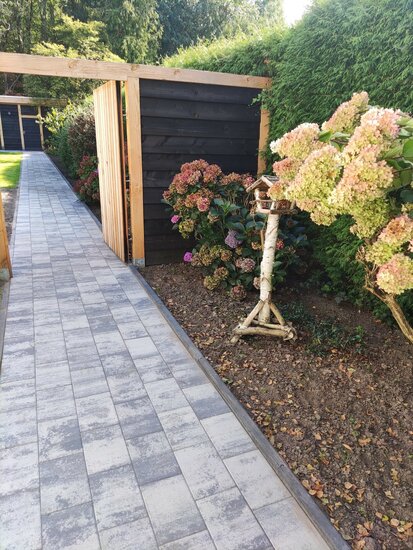 H2O comfort square 20x30x6 cm nero/grey sfeer 3