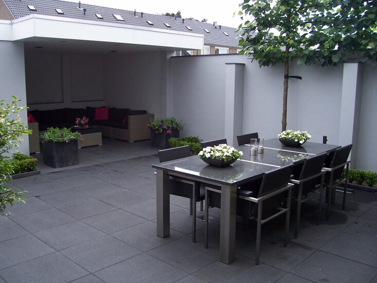 Cottage Stones 60x60x4cm bristol zwart sfeer