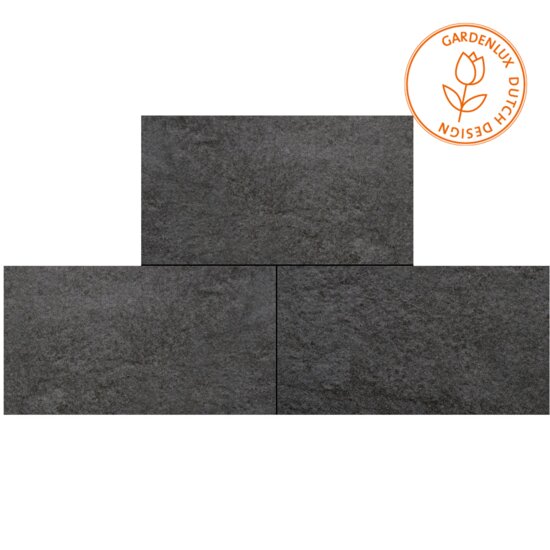 Cera3line Lux &amp; Dutch 45x90x3cm Pietra Serena anthracite