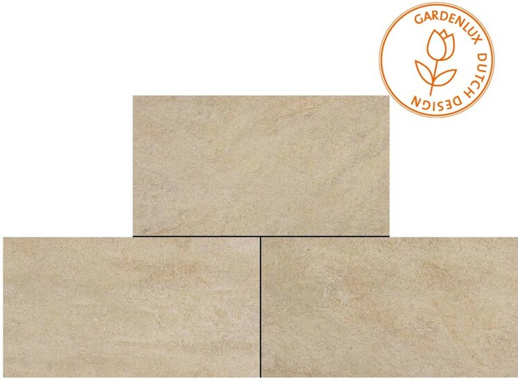 Cera3line Lux &amp; Dutch 45x90x3cm Pietra Serena cream