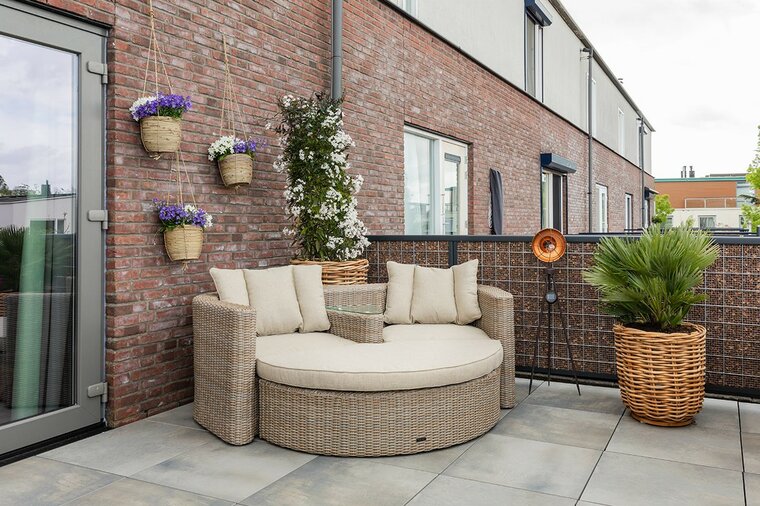 Ceramica Terrazza 59,5x59,5x2cm Beton light grey sfeer