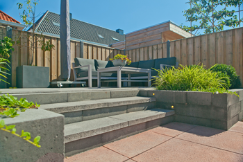 Oudhollandse tegel 80x80x5 cm Rood-bruin - Paviment sfeer