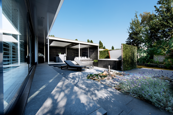 Oudhollandse tegel 80x80x5 cm Carbon sfeer 5