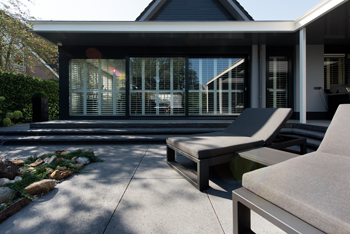 Oudhollandse tegel 80x80x5 cm Carbon sfeer 18