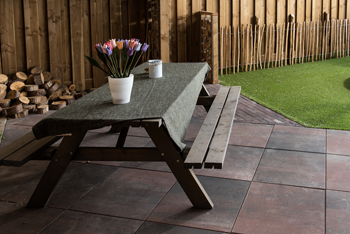 Tremico 60x60x6 cm Twents bont Sfeer 1 - Paviment.nl