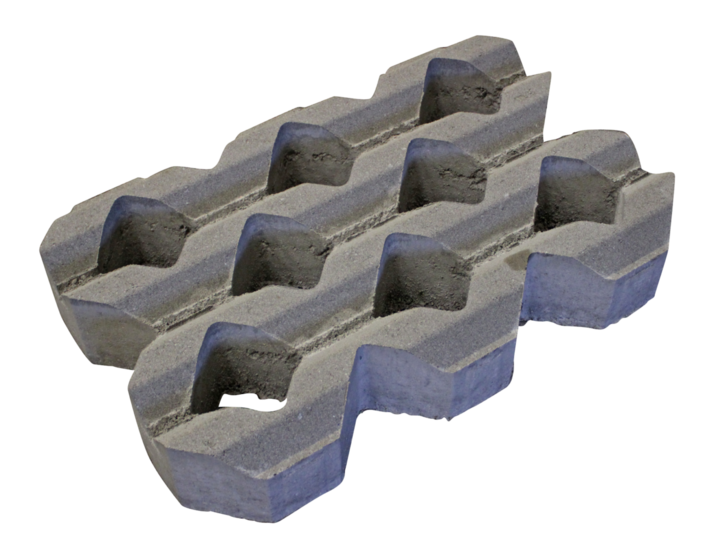 Grastegel type A 60x40x10 cm