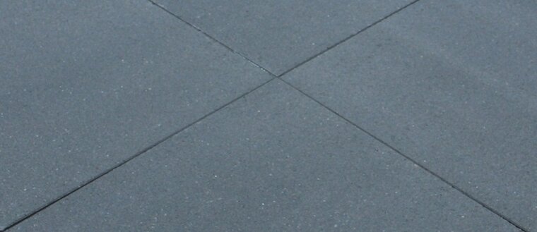 Metro Carr&eacute; 50x50x5 cm Nero - paviment.nl