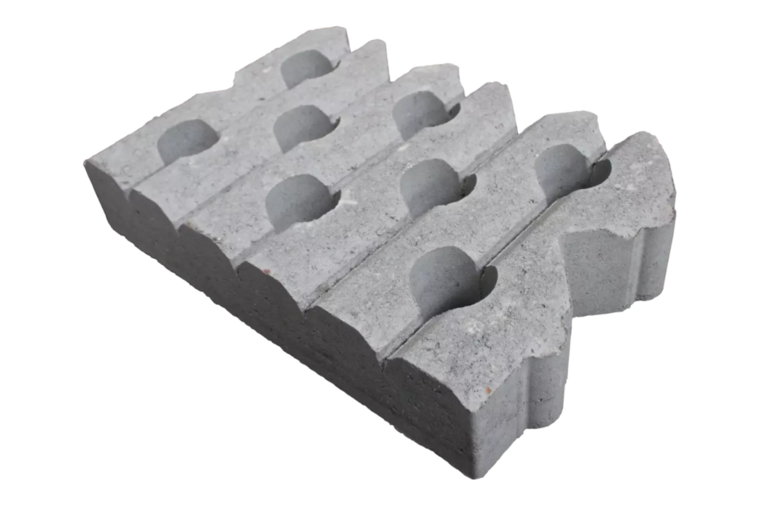 Grasbetontegel type B 40x60x12(60 cm. zijde vlak) K85911 vormklasse B BK15