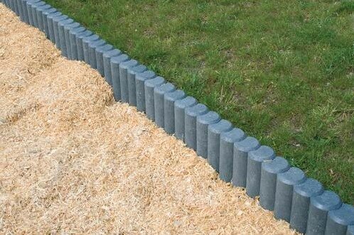 Mini Duo Palissaden &Oslash;6x8,3x25cm zwart sfeer