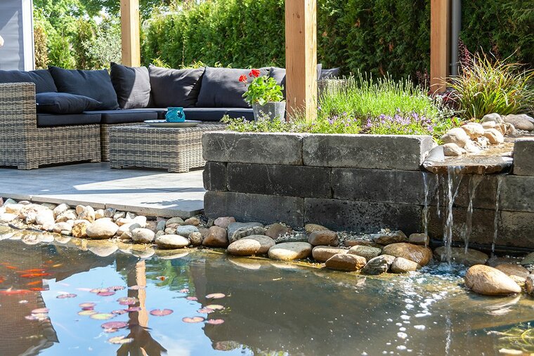 Palinoblock getrommeld 60x15x15cm antraciet sfeer