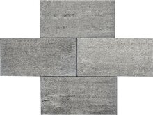 Strato 25x50x6cm brugge grijs/zwart