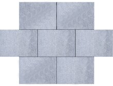 Granulati 20x30x6cm grigio misto grijs/zwart