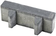 Aqua Bricks waterpasserend 10x30x8cm zwart 40% open