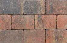 Trommel 20x30x6 cm bruin gv