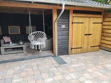 Trommel 20x30x6 cm bruin gv sfeer 2