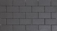 Design brick 21x10,5x6 cm black mini facet komo