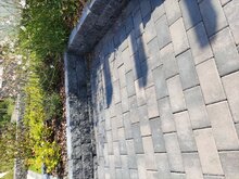 Design brick 21x10,5x6 cm dark sepia mini facet komo sfeer