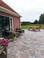 H2O comfort square 20x30x6 cm tricolore sfeer 2