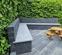 Ceramaxx 60x60x3 cm blue de soignies gris 2.0 rectified sfeer