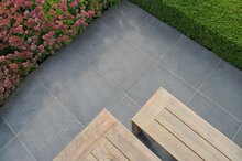 Ceramaxx 60x60x3 cm durban slate black berry rectified sfeer 2