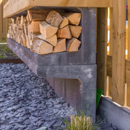 U-element 40x50x40 Antraciet sfeer