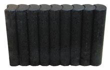 Rondoband &Oslash;8x50x50 cm Antraciet - paviment.nl
