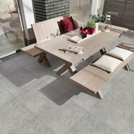Ceramica Terrazza 59,5x59,5x2cm Gigant silver grey grijs sfeer