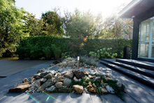 Oudhollandse tegel 80x80x5 cm Carbon sfeer 10