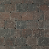 Metro Trommelsteen 20x15x6 cm Bruin-zwart - Paviment