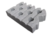 Grasbetontegel type B 40x60x12(60 cm. zijde vlak) K85911 vormklasse B BK15