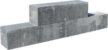 Classico Block 45x12,5x12,5cm grijs/zwart